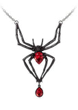 Alchemy Black Widow Spider Kette Rot