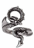 Alchemy Dragons Lure Ring Silber