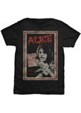 Band Shirts Alice Cooper Vintage Poster T-Shirt Schwarz