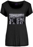 Band Shirts Black Sabbath Group Shot Girly T-Shirt Schwarz
