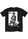 Band Shirts Bob Dylan Blowing In The Wind T-Shirt Schwarz
