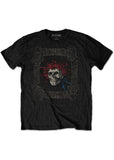 Band Shirts Grateful Dead Bertha Skull T-Shirt Schwarz