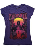 Band Shirts Jimi Hendrix Karl Ferris Wheel Girly T-Shirt Lila
