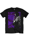 Band Shirts Jimi Hendrix Purple Haze T-Shirt Schwarz
