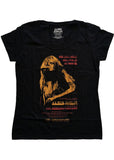 Band Shirts Janis Joplin Madison Square Garden Girly T-Shirt Schwarz