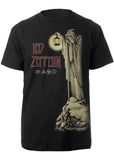 Band Shirts Led Zeppelin Hermit T-Shirt Schwarz