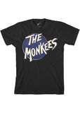 Band Shirts Monkees Retro Dot Logo T-Shirt Schwarz