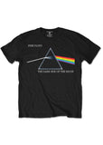 Band Shirts Pink Floyd Dark Side Of The Moon Courier T-Shirt Schwarz