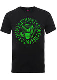 Band Shirts Ramones Green Seal T-Shirt Schwarz