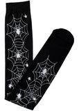 Banned Spiderweb Socken Schwarz