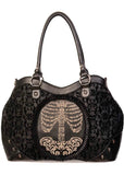Banned Narcisses Cameo Tasche Schwarz