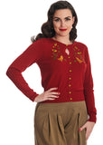 Banned Heritage Birdy 40's Cardigan Rot