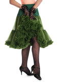 Banned 50's Petticoat Lang Waldgrün