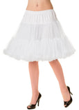 Banned 50's Petticoat Kurz Weiß