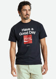 Brixton x Coca Cola Herren Good Day T-Shirt Schwarz