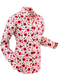 Chenaski Herren Dots & Spots 70's Hemd Rot