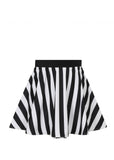 Collectif Beetle Stripe 60's Bikini Höschen Rock Schwarz Weiß