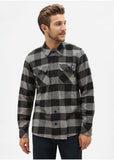 Dickies Herren Sacramento Flanellhemd Grau