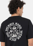 Dickies Heren Bayside Mushroom T-Shirt Schwarz