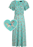 Dolly & Dotty Donna Carousel 40's Kleid Turquoise