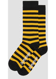 Dr. Martens Thin Stripe Socken Gelb Schwarz