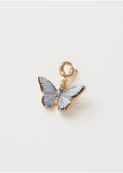 Fable England Blue Butterfly Emaille Charm