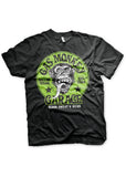 Gas Monkey Garage Herren Green Logo T-Shirt Schwarz