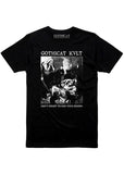 Gothicat Kvlt Feed your Demons Girly T-Shirt Schwarz