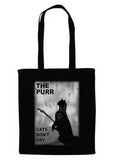 Gothicat The Purr Cats Don't Cry Tote Tasche Schwarz