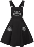 Hell Bunny Samara Ouija 60's Pinafore Swingkleid Schwarz