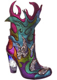 Irregular Choice Draconic Blaze Dragon Stiefel Lila
