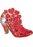Irregular Choice Meile Hearts Floral 50's Pumps Rot