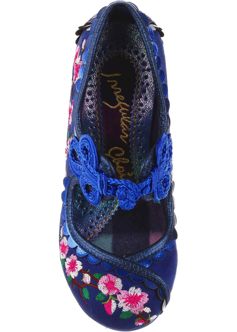 Irregular Choice Cherry Blossoming Pumps Blau
