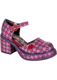 Irregular Choice Night Fever 70's Mary Janes Pumps Lilac