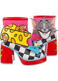 Irregular Choice x Tom and Jerry Sneaky Snack Stiefel
