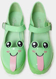 Koi Footwear Tira Cheeky Frog Mary Janes Pumps Grün