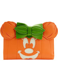 Loungefly Disney Minnie Mouse Glow In The Dark Pumpkin Portemonnaie Orange