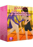 Magic Bodyfashion Maxi Sexy Hohe Bermuda Shorts Schwarz