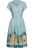 Palava Louise Kew Gardens 40's Kleid Blau
