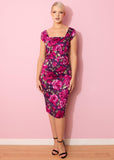 Pretty Dress Company Cara Sorrento 50's Etuikleid Berry