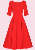 Pretty Dress Company Hepburn 50's Swingkleid Rot