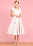 Pretty Dress Company Hourglass 50's Swingkleid Elfenbein