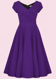 Pretty Dress Company Hourglass 50's Swingkleid Lila