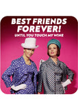 Retro Fun Untersetzer Best Friends Forever