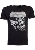 Retro Games Herren Asteroids Tonal Graphic T-Shirt Schwarz