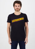 Retro Games Heren Atari Astroids Logo T-Shirt Schwarz