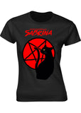 Retro Movies Sabrina The Teenage Witch Girly T-Shirt Schwarz