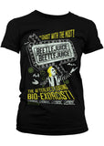 Retro Movies Beetlejuice Bio-Exorcist Girly T-Shirt Schwarz