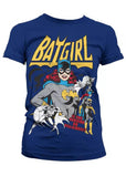Retro Movies DC Comics Batgirl Girly T-Shirt Navy Blau