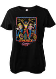 Retro Movies Rhodes B.M.Hex Gang Girly T-Shirt Schwarz